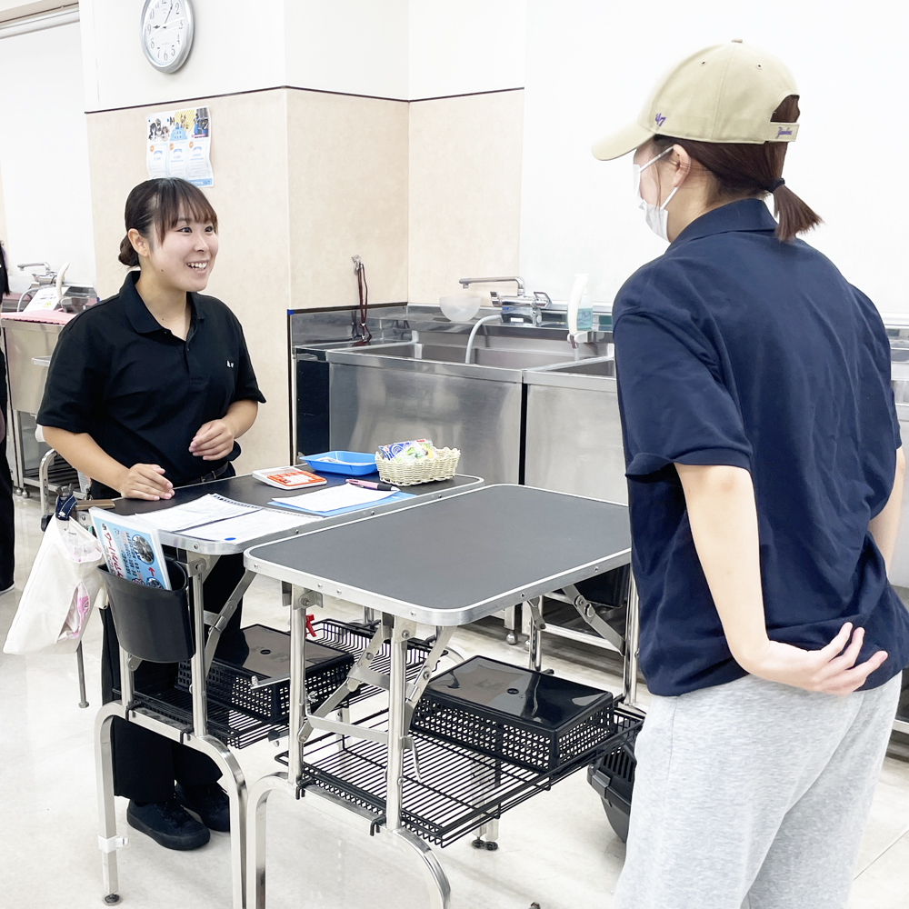２年生の接客実習♪